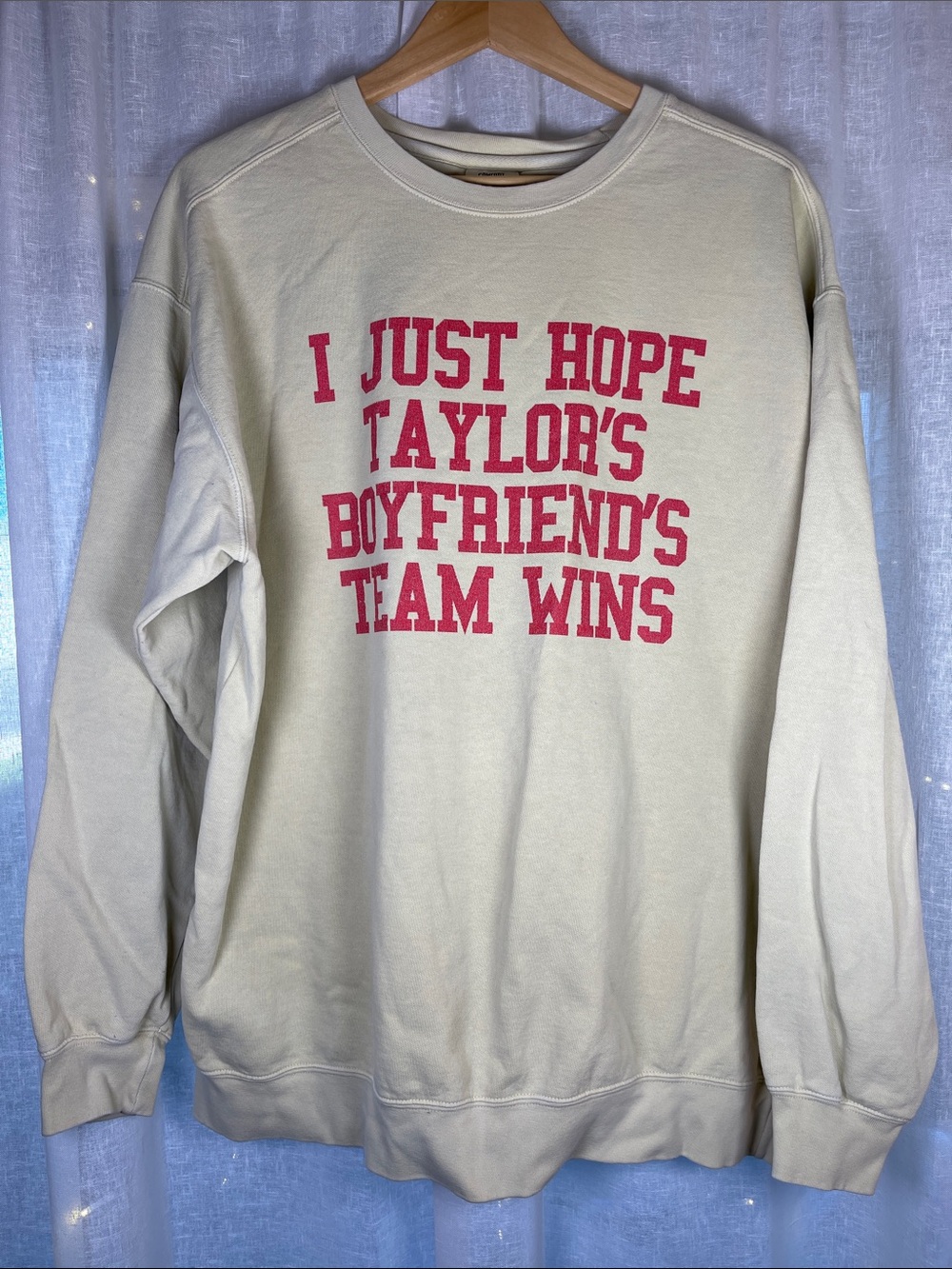 Comfort Colors Butter Crewneck Sweatshirt - Taylor Swift